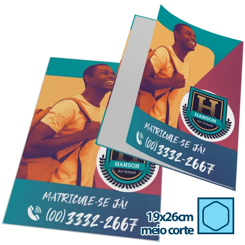 Adesivo de Papel 19x26cm