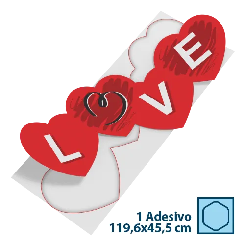 Adesivo Love