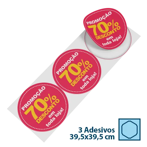 3 Redondos 39,5x39,5cm