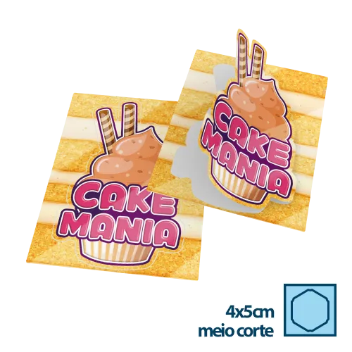 Adesivo em Vinil 4x5cm