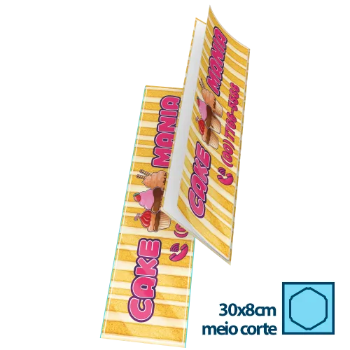 Adesivo em Vinil 8x30cm